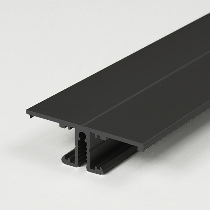 Aufbau-Wandprofil T-Form 200cm Schwarz für LED-Strips 1