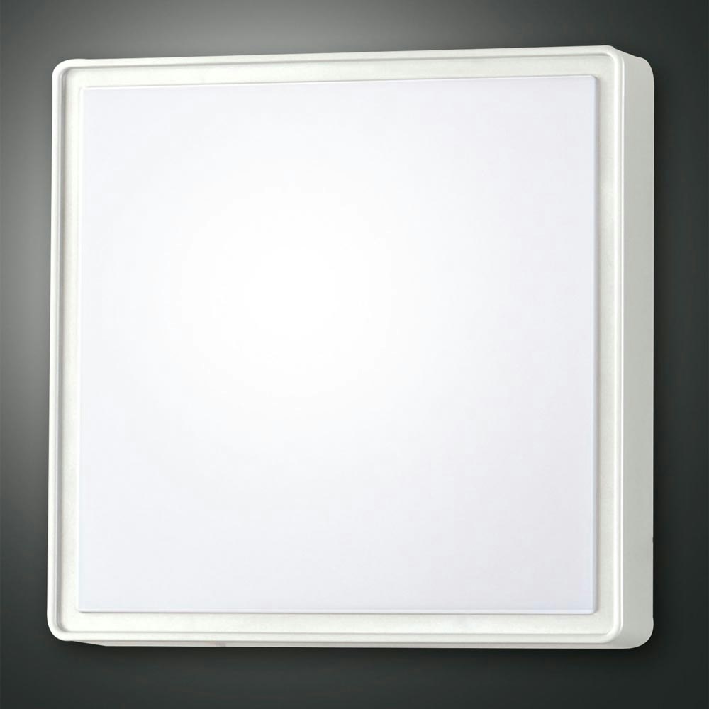 Fabas Luce Oban Deckenleuchte Weiß E27 30cm mit Sensor thumbnail 1
