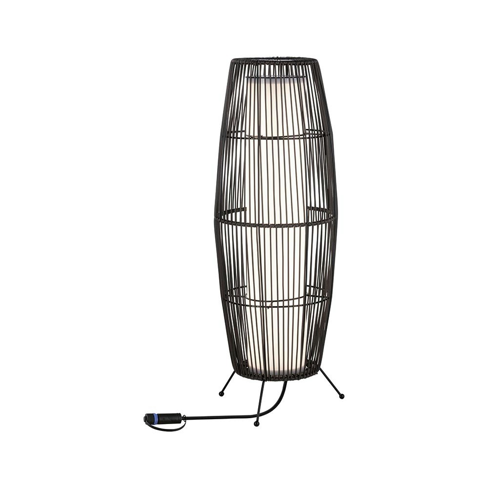 Plug & Shine LED Lichtobjekt Basket Rattan Braun 1