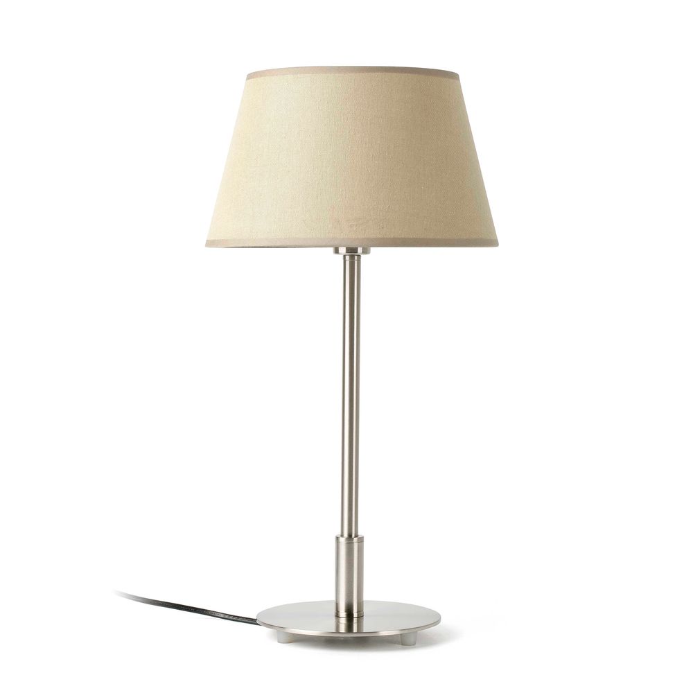 S.Luce Tischlampe MITIC Nickel, Beige