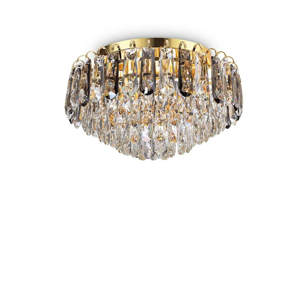 Ideal Lux Magnolia Ceiling Light Crystal 2