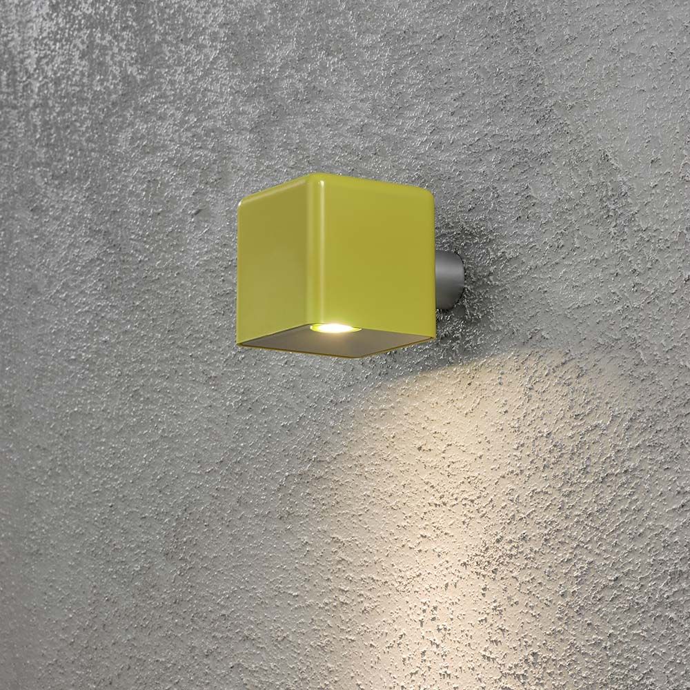 S.Luce Amalfi LED Außen-Wandleuchte inkl. Trafo 12V Oliv