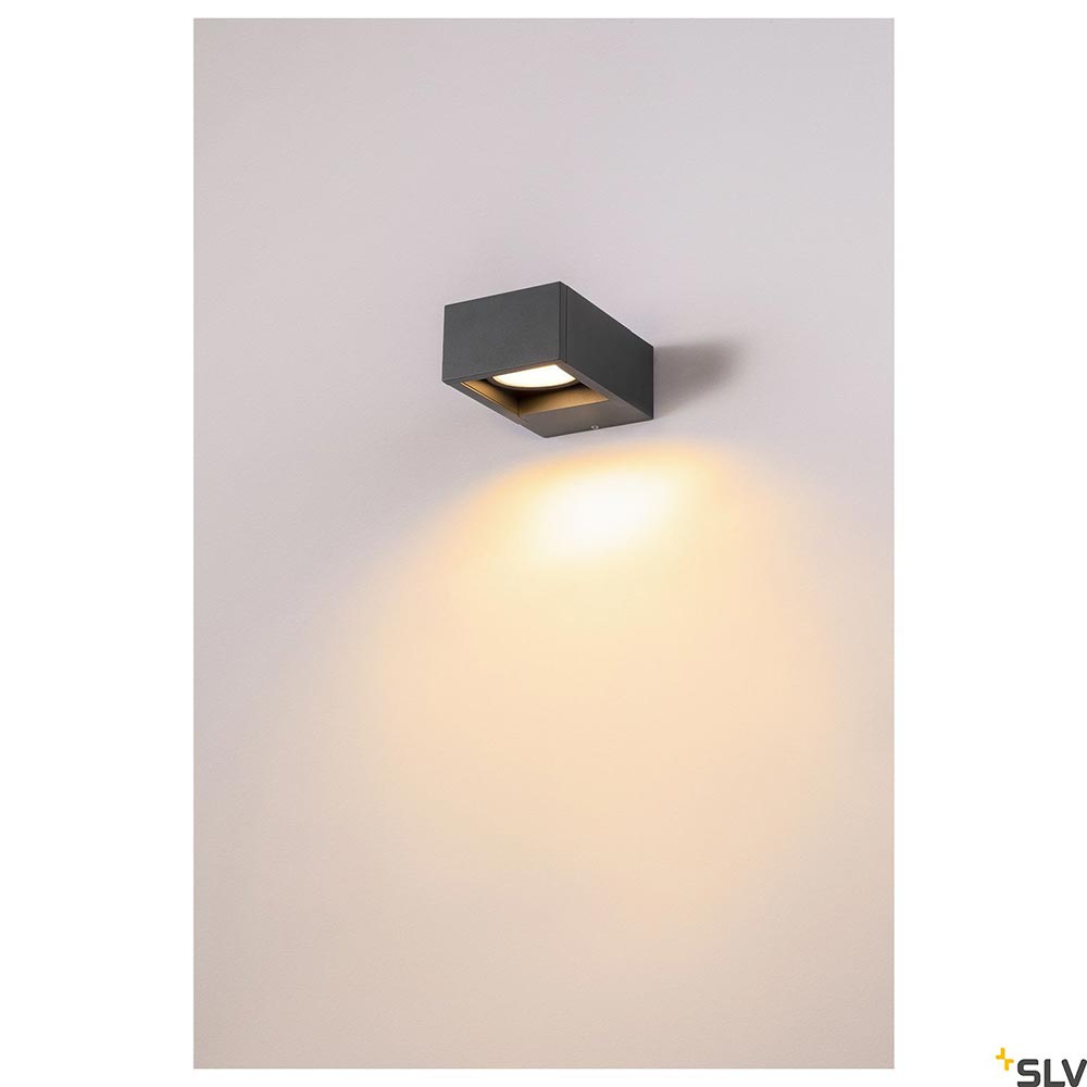 S.Luce SLV Eskina LED Wandaufbauleuchte Frame Outdoor CCT