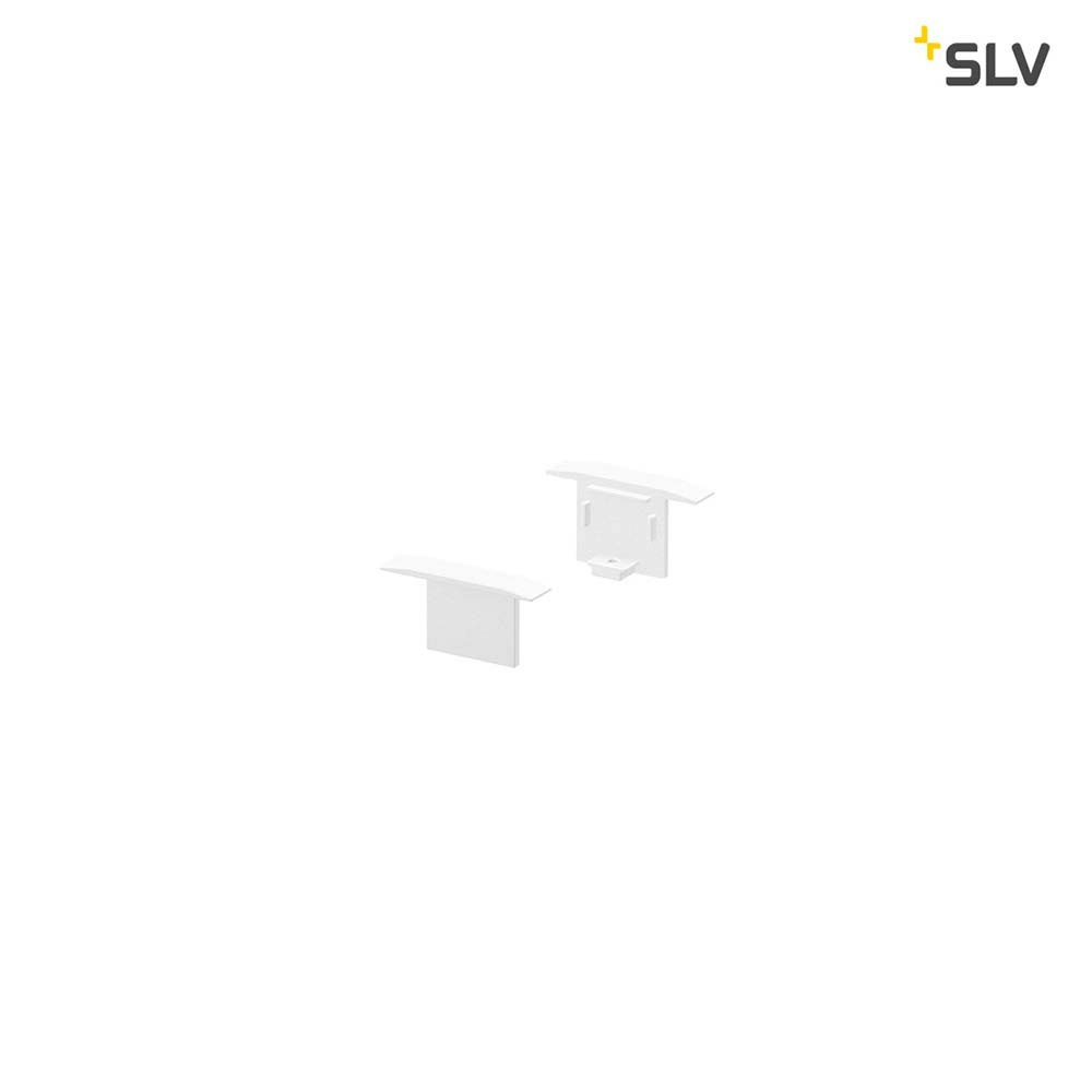 SLV Grazia 10 Einbauprofil Endkappen 2 Stk. Weiß 