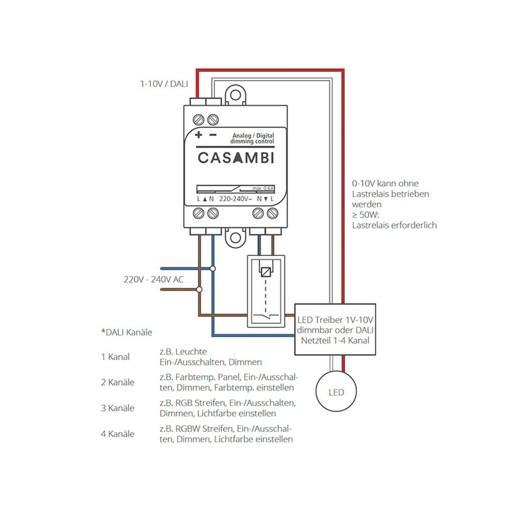 CASAMBI ASD Modul Controller 0-10V & 1-10V Leuchten thumbnail 3