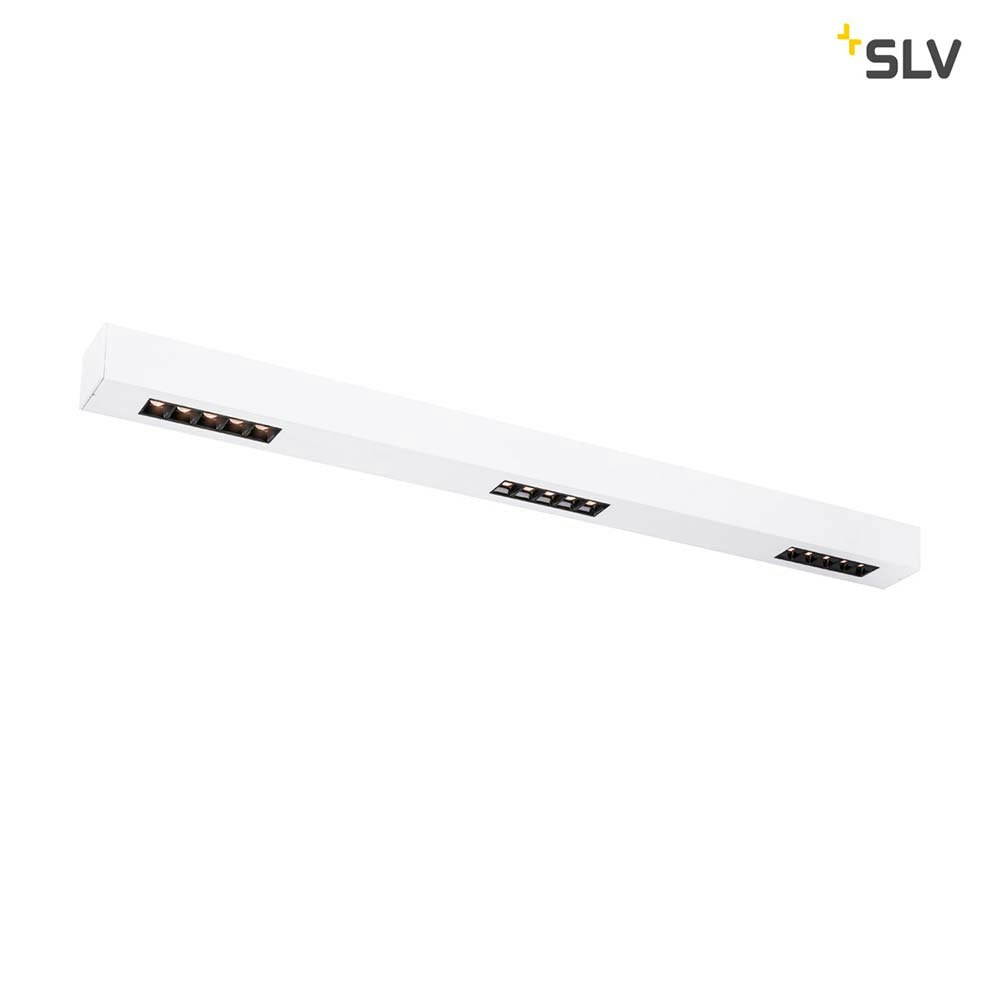 SLV Q-Line LED Deckenaufbauleuchte 1m Weiß 3000K zoom thumbnail 1