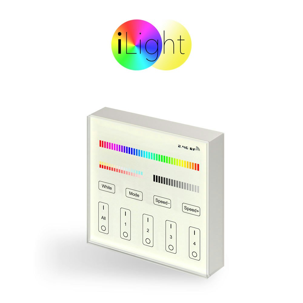 s.LUCE iLight Touch Panel für Leuchtmittel & Strip RGB + CCT
                                        