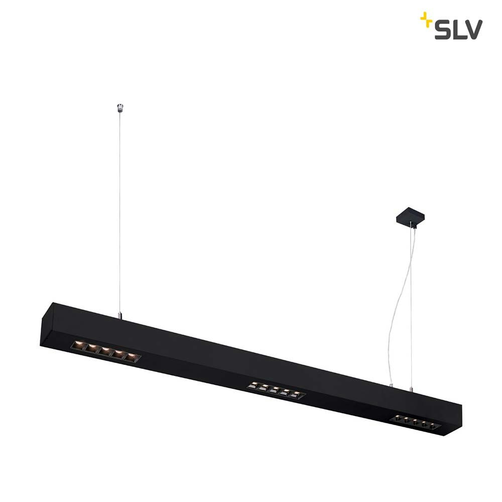 SLV Q-Line LED Pendelleuchte 1m Schwarz 3000K 1