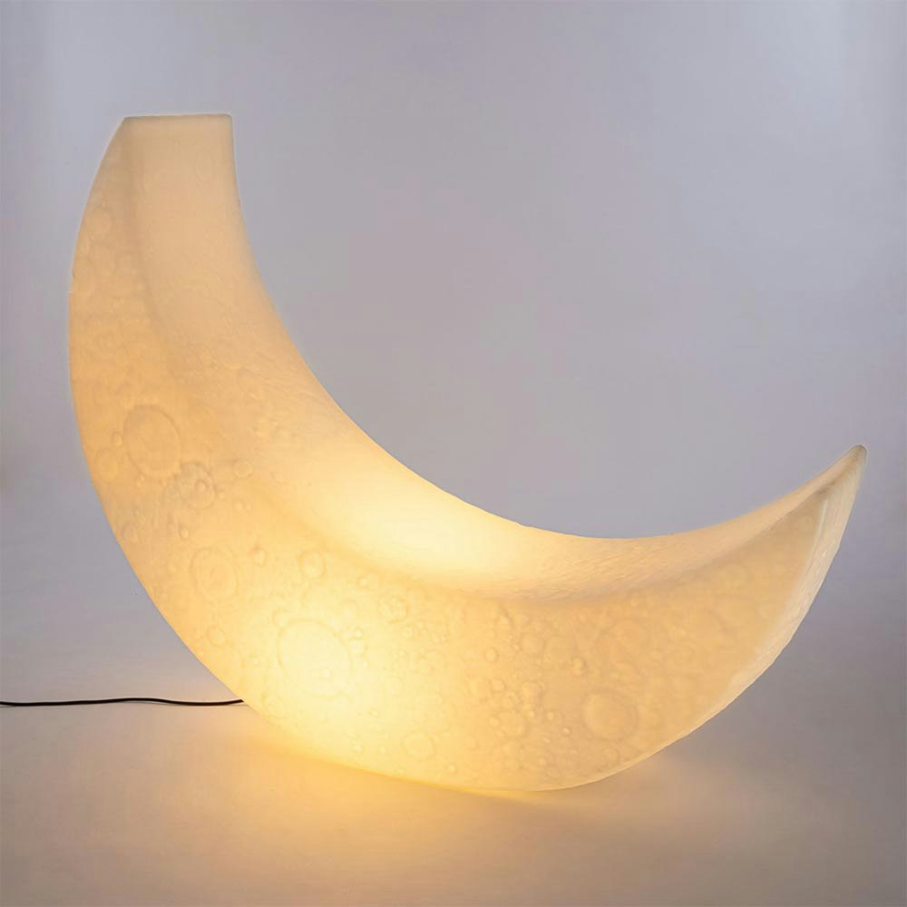 Seletti My Moon Lune lampe d'intérieur & d'extérieur chaise à bascule 157cm thumbnail 5