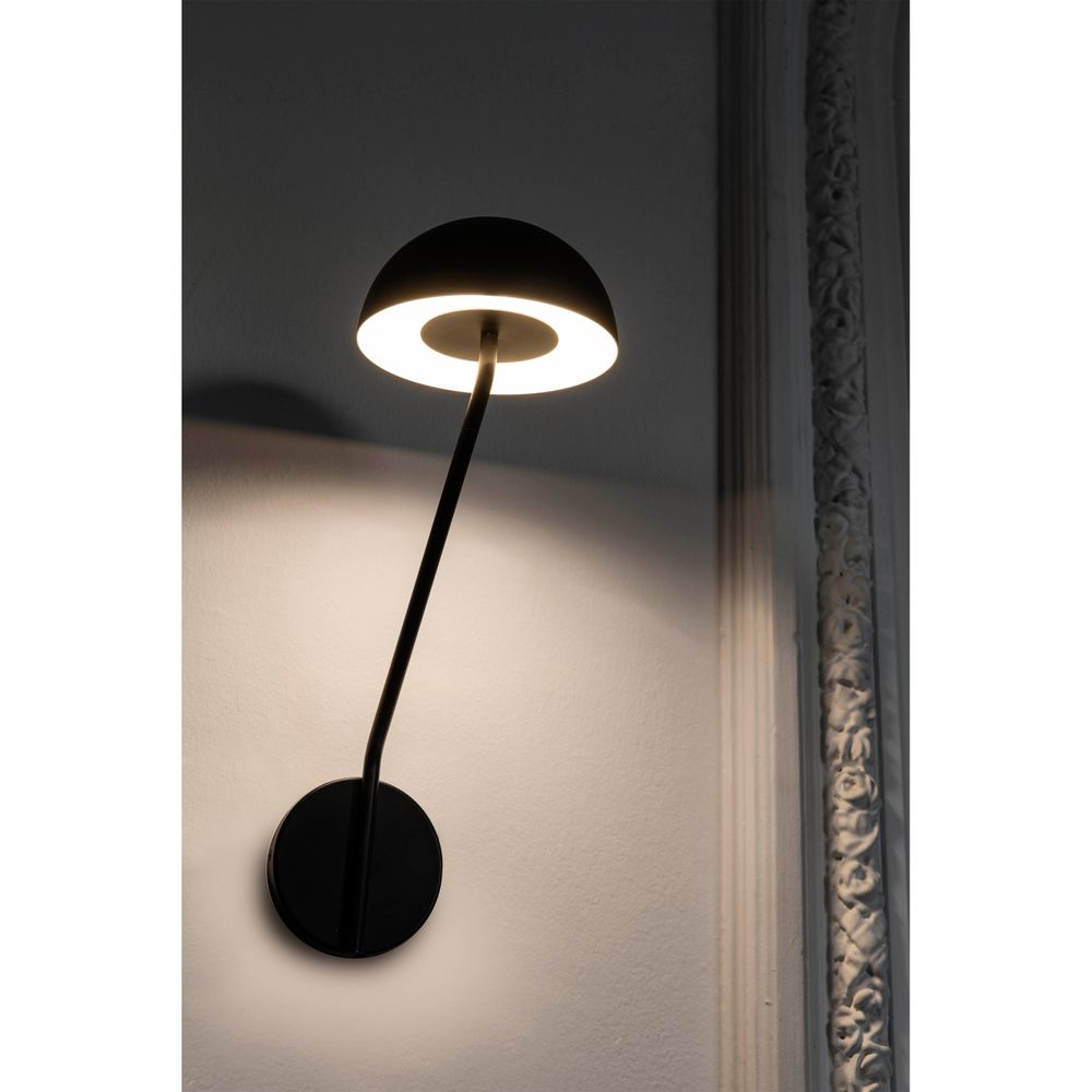 S.Luce LED Lese-Wandlampe PURE 6W 3000K Schwarz