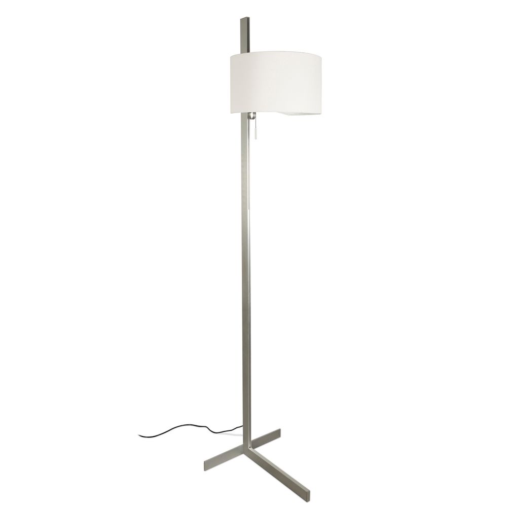 S.Luce Stehlampe STAND UP Aluminium, Weiß