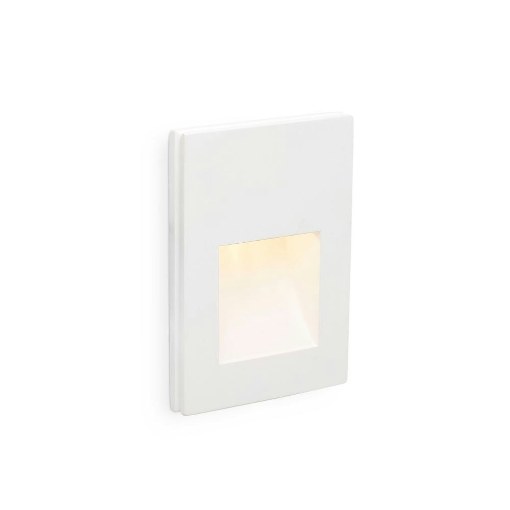 LED Wandeinbaulampe PLAS-3 1W 3000K Weiß 1