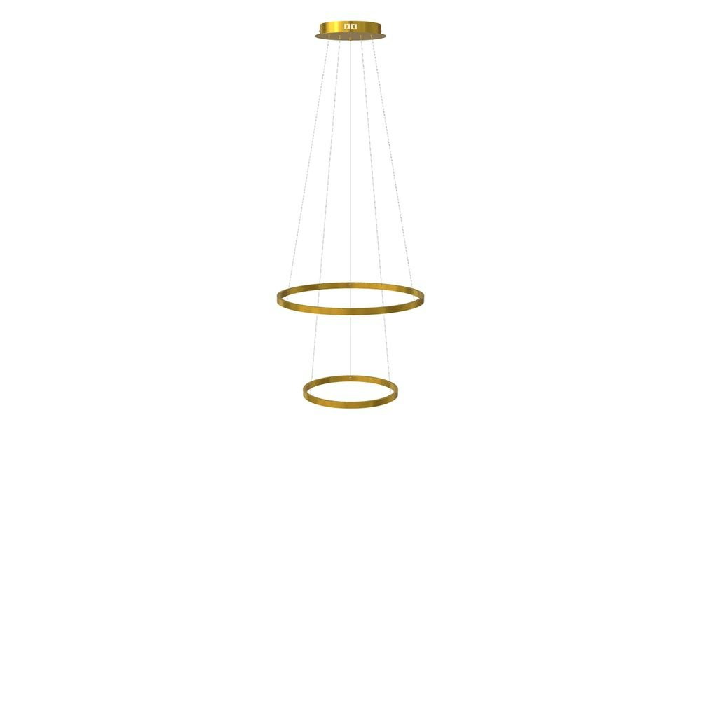 s.luce LED 2er-Ring Lampes suspendues Combinaison centrée 1
