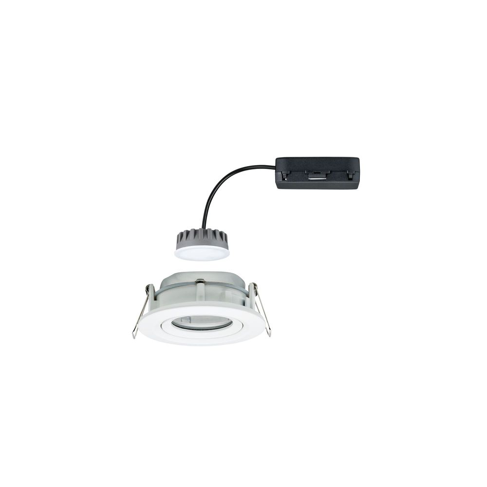 S.Luce LED Einbauleuchte Nova Plus Coin Dimmbar IP65 2700K Weiß