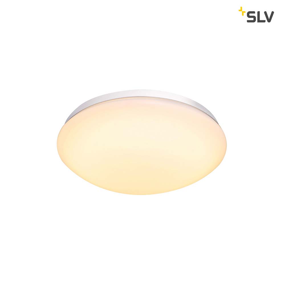 S.Luce SLV Lipsy 30 Dome LED Außen-Aufbauleuchte Weiß IP44