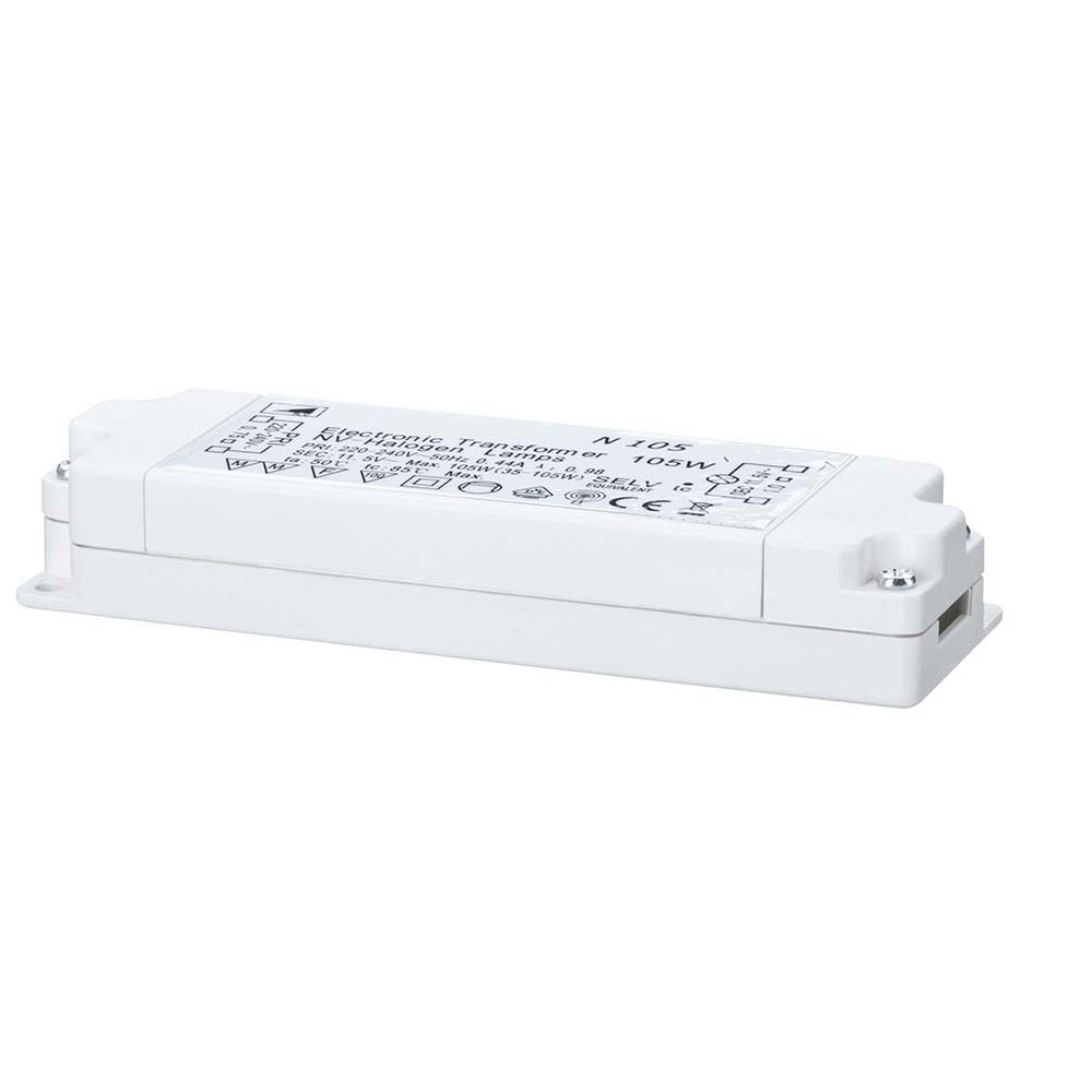 TIP VDE Transformateur électronique 35-105W 12V 105VA blanc 2