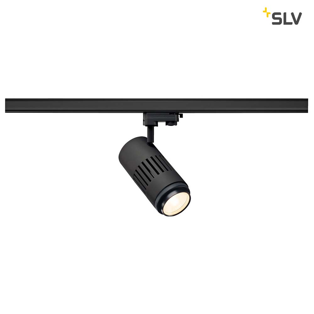 S.Luce SLV Stuctec LED Zooming Lens Strahler für 3Ph-Schiene 3000K Schwarz