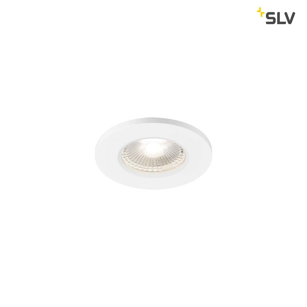 S.Luce SLV Kamuela Eco LED Deckeneinbauleuchte Weiß 4000K Dimmbar IP65