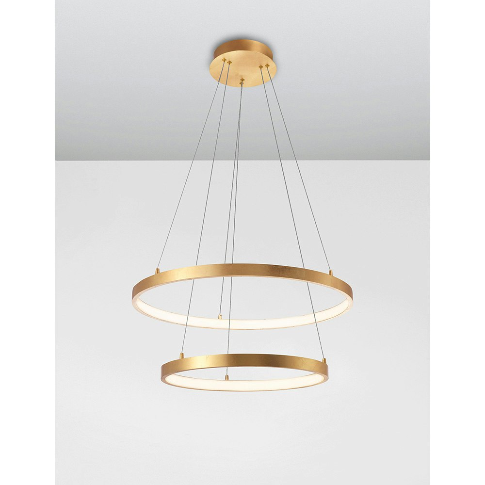 Nova Luce Leon LED Pendant Lamp Ø 60cm Gold thumbnail 4