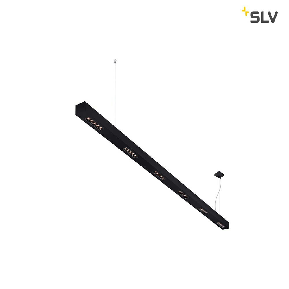 SLV Q-Line LED Pendelleuchte 2m Schwarz 3000K thumbnail 2