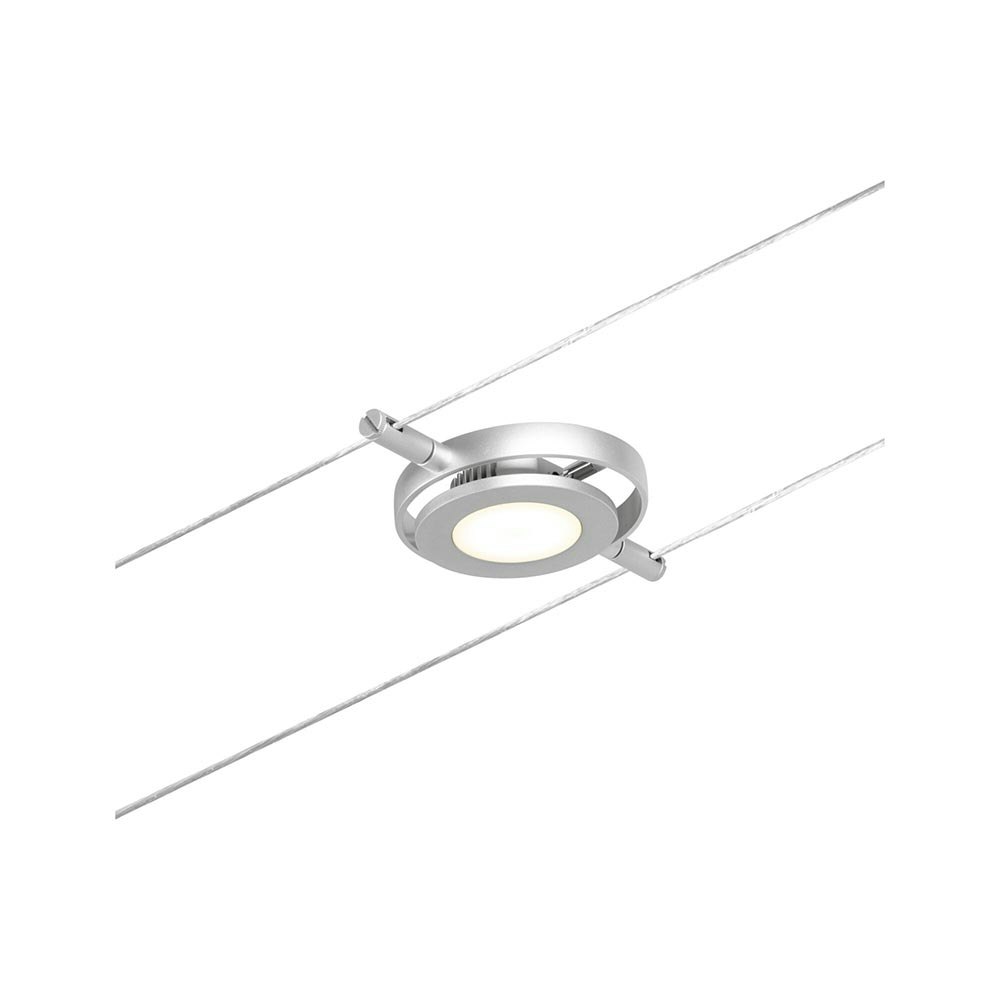 CorDuo LED Seilsystem Round Mac Einzelspot Chrom-Matt thumbnail 1