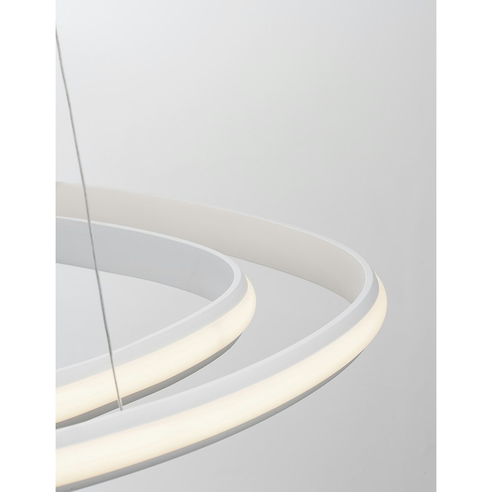 Nova Luce Aries LED Hängeleuchte 2 Ringe Verstellbar thumbnail 3