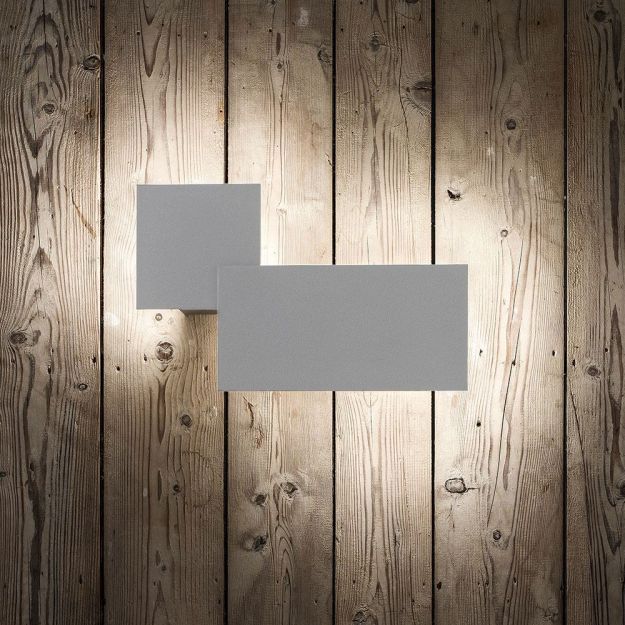 S.Luce Puzzle Outdoor Square & Rectangle LED Wandlampe