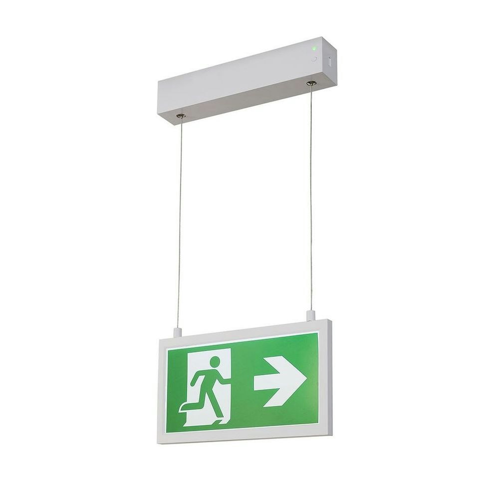 SLV P-Light Emergency Series Exit Sign Small Pendant Weiß
                                        