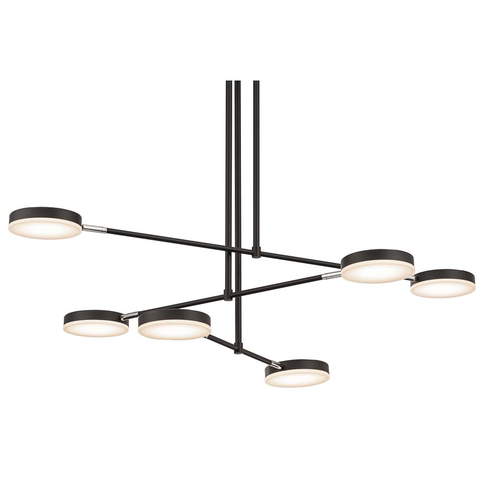 S.Luce Maytoni Fad LED Pendelleuchte Schwarz