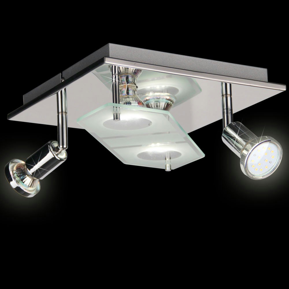 Oboca LED Ceiling Light with Glass Spotlight thumbnail 4