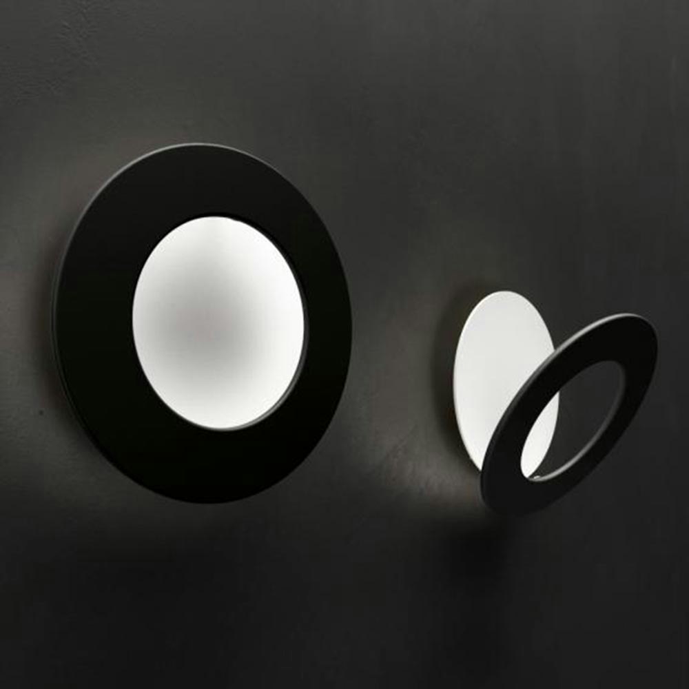 Icone LED Applique murale Vera Ø 26cm blanc, noir 1