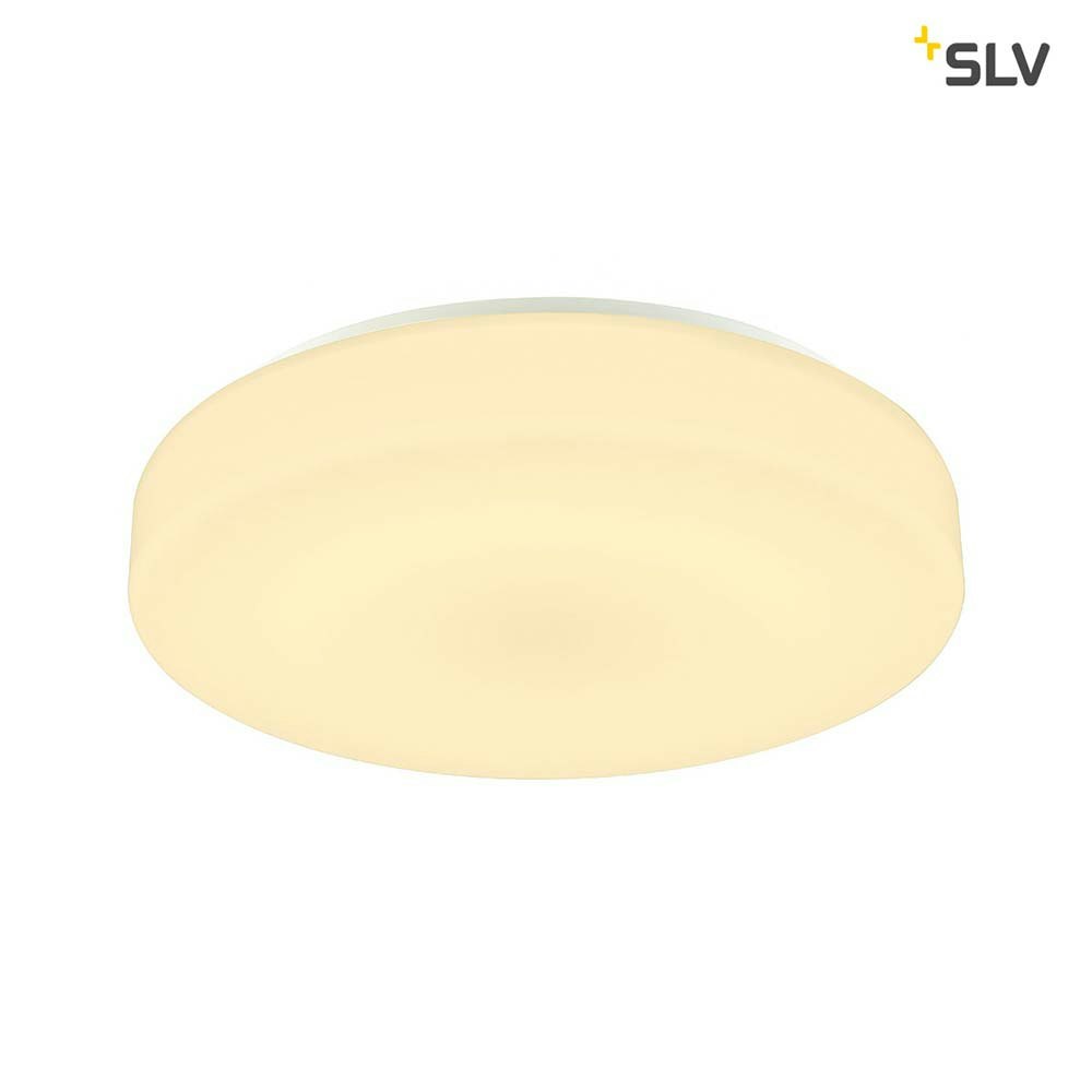 SLV Lipsy 40 Drum LED Außen-Aufbauleuchte Weiß IP44 zoom thumbnail 1