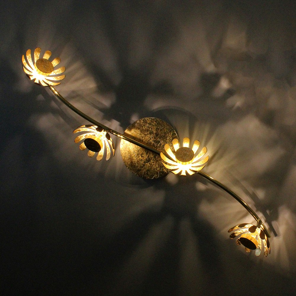 LED Deckenlampe Bloom 4-flammig 70cm Goldfarben thumbnail 1