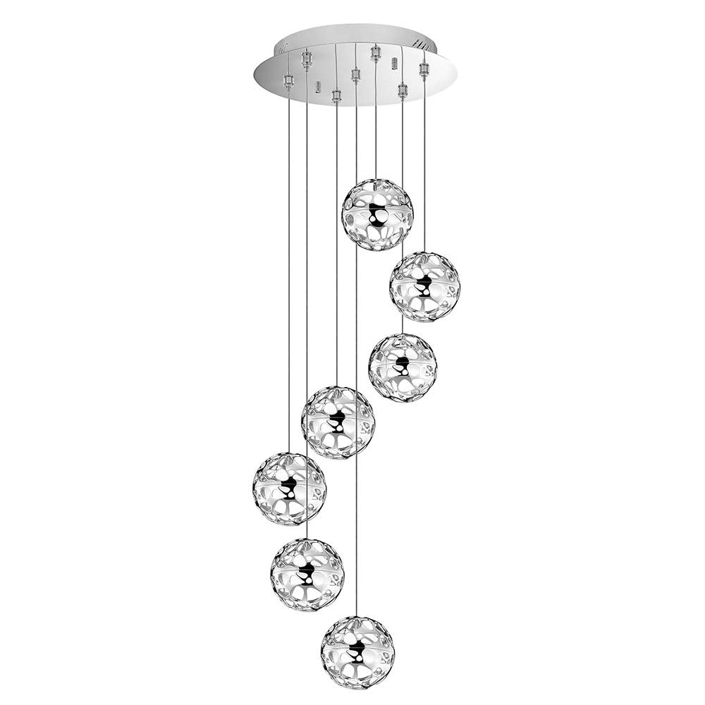 Unita LED Hängeleuchte mit Glaskugeln 7 x 4, 8W, 3000K thumbnail 1
