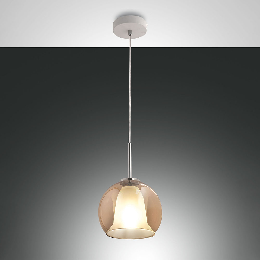 S.Luce Fabas Luce Pendelleuchte Bretagna Ø 22cm