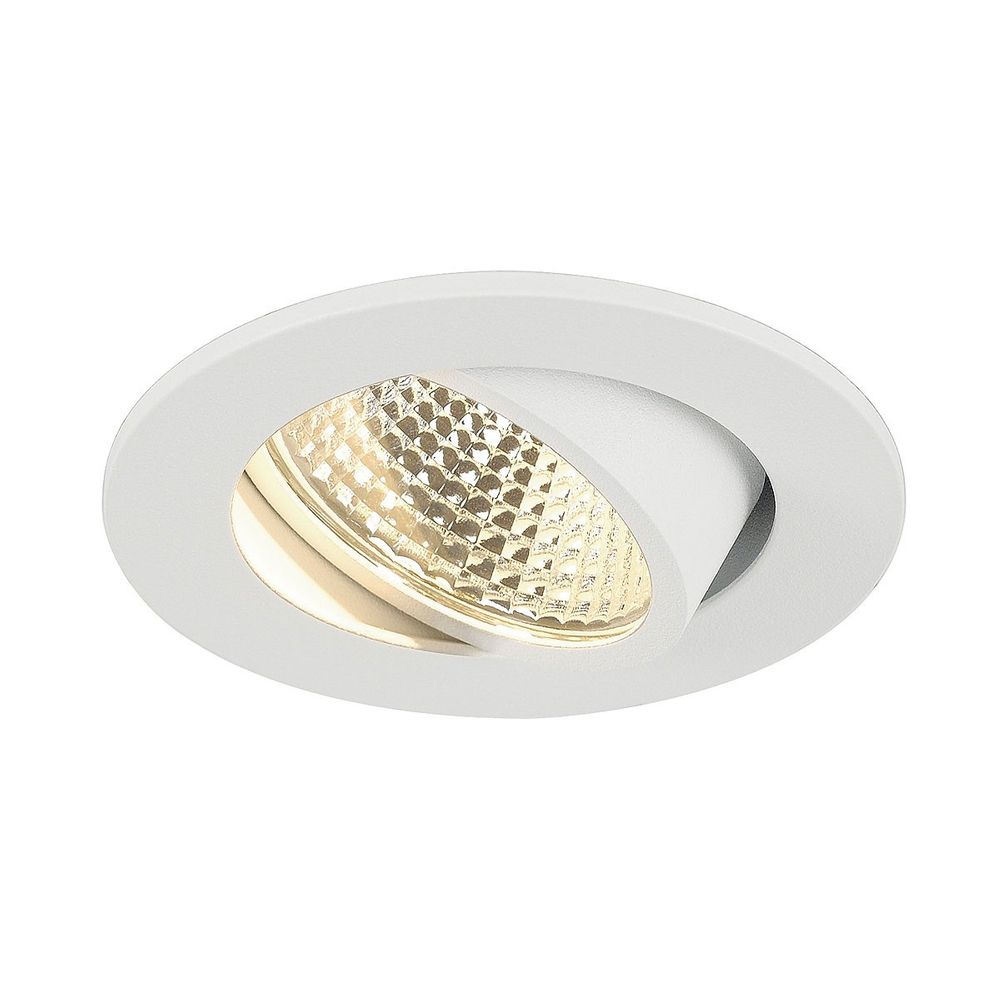 S.Luce SLV New Tria LED Round Downlight Weiß 38° 3000K 3W