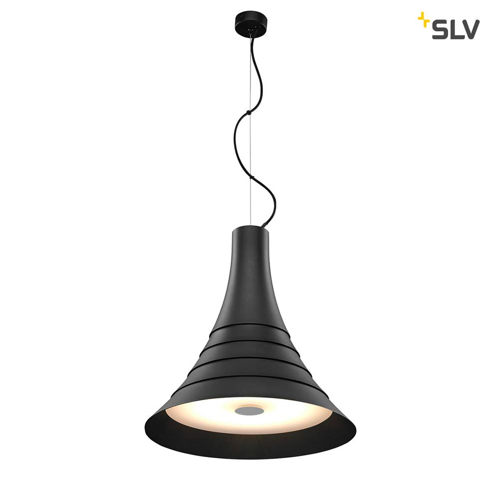 S.Luce SLV Bato 45 LED Pendelleuchte Schwarz