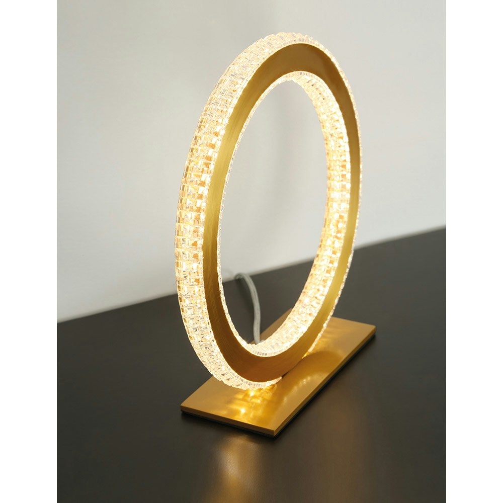 Nova Luce Cilion LED Tischlampe Ø 25cm Messing, Gold thumbnail 3