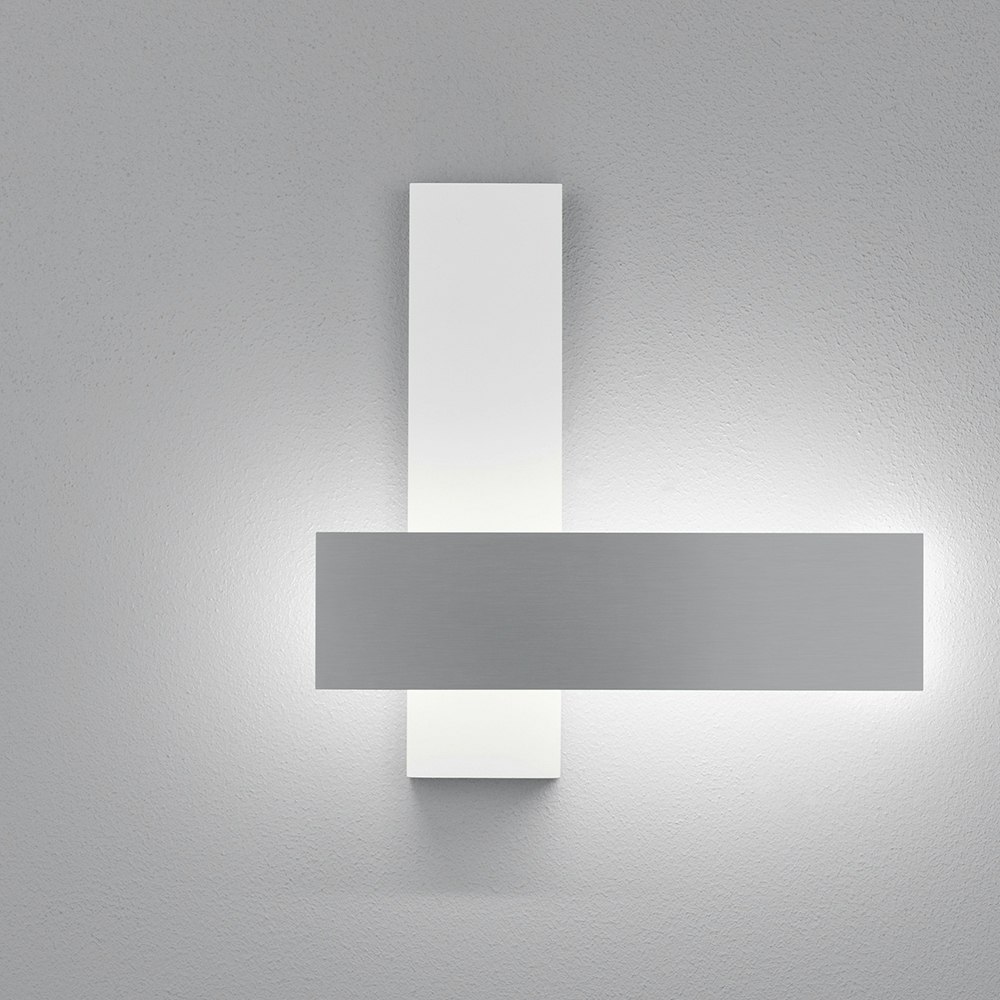 Helestra LED Wandleuchte Dex Weiß, Alu-Poliert zoom thumbnail 5