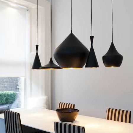 Tom Dixon Beat Wide LED Pendant Ø 36cm » Black | Skapetze.com/en