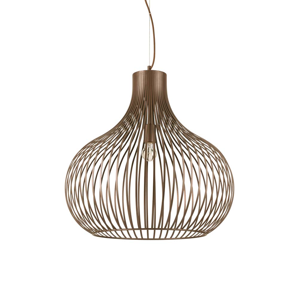 S.Luce Ideal Lux Pendelleuchte Onion Ø 60cm Braun