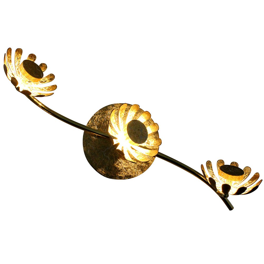 LED Deckenleuchte Bloom 3-flammig 50cm Goldfarben thumbnail 2