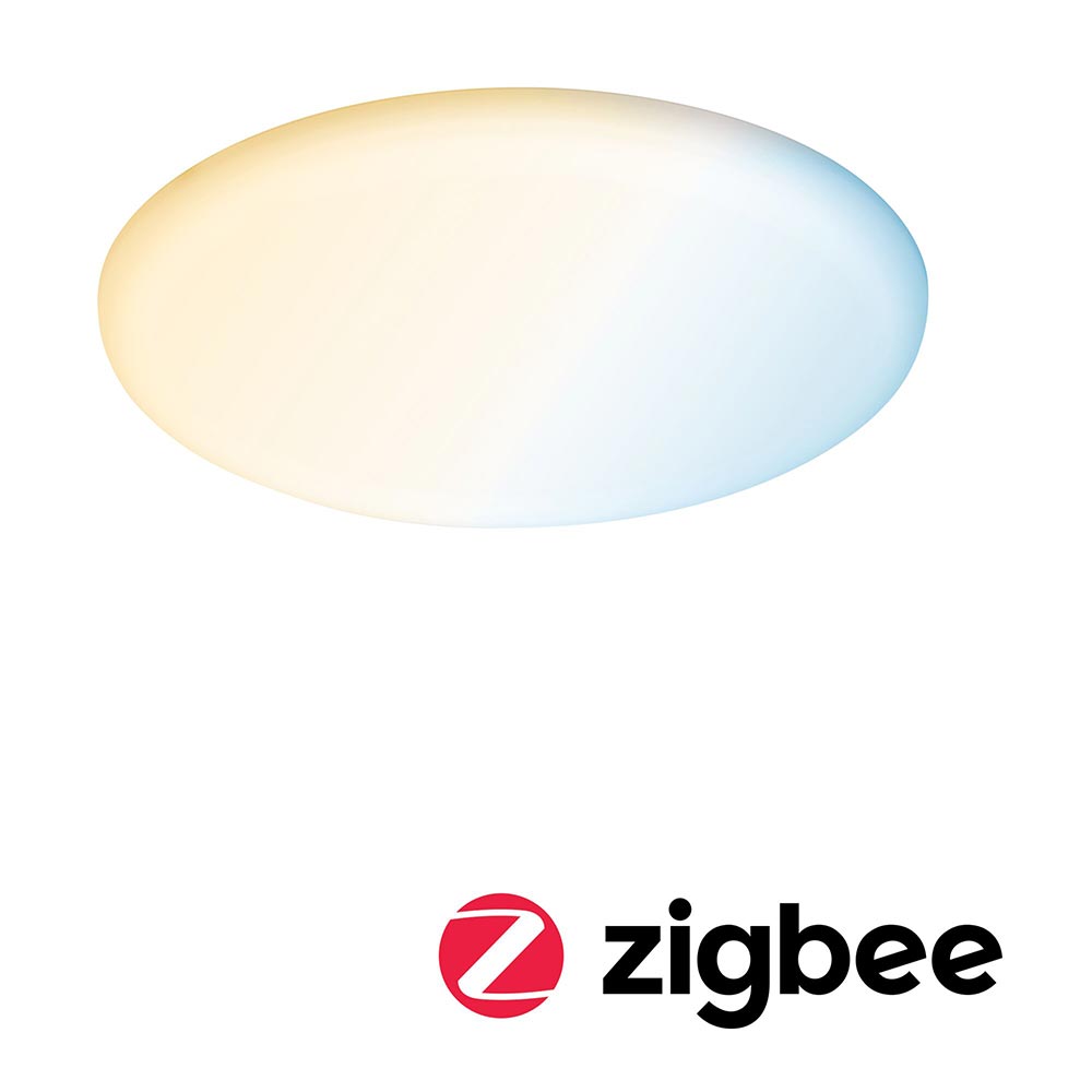 S.Luce VariFit LED Einbaupanel Smart Home Zigbee Veluna Ø 21,5cm