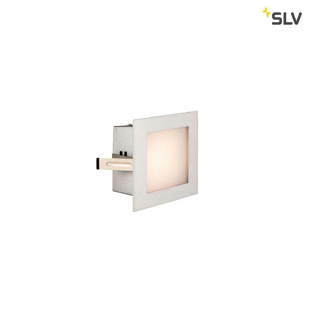 SLV Frame LED Basic Wand-Einbauleuchte Silberfarben zoom thumbnail 3