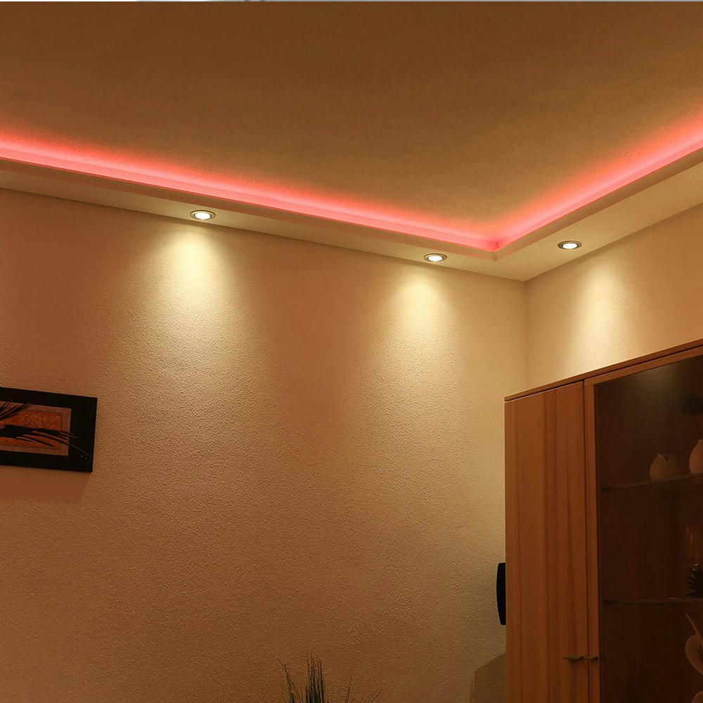 Dekor Lichtvouten-Profil 118cm für indirekte LED Beleuchtung thumbnail 6