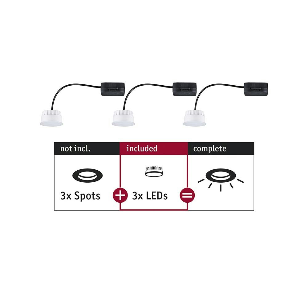 Module LED Choose LED set de 3 pièces 2700K 2