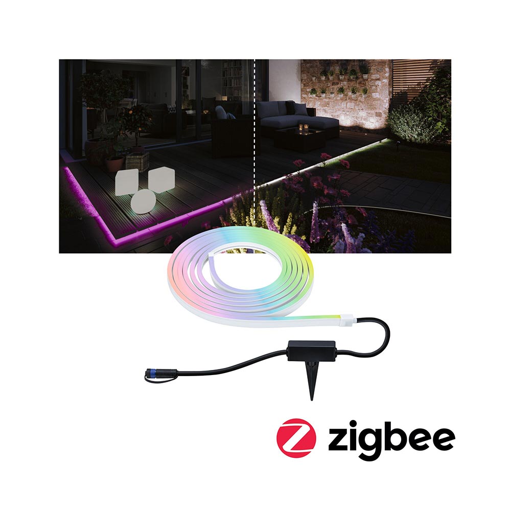 S.Luce Plug & Shine LED Strip 500cm Smart Home Zigbee Smooth IP67