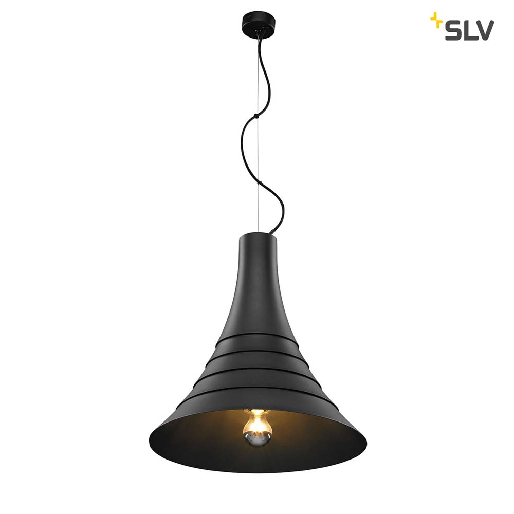 S.Luce SLV Bato 45 Pendelleuchte Schwarz