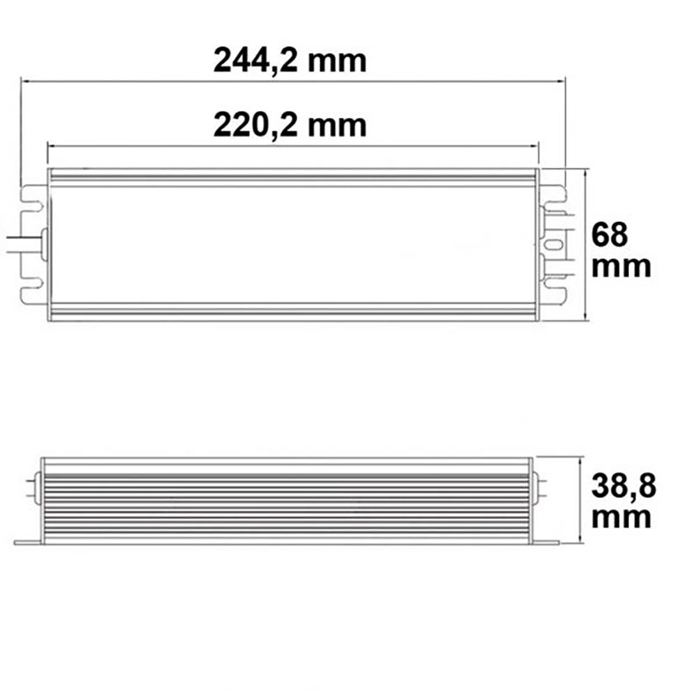 LED Trafo 24V 1-10V (100-240W) Dimmbar IP67 2