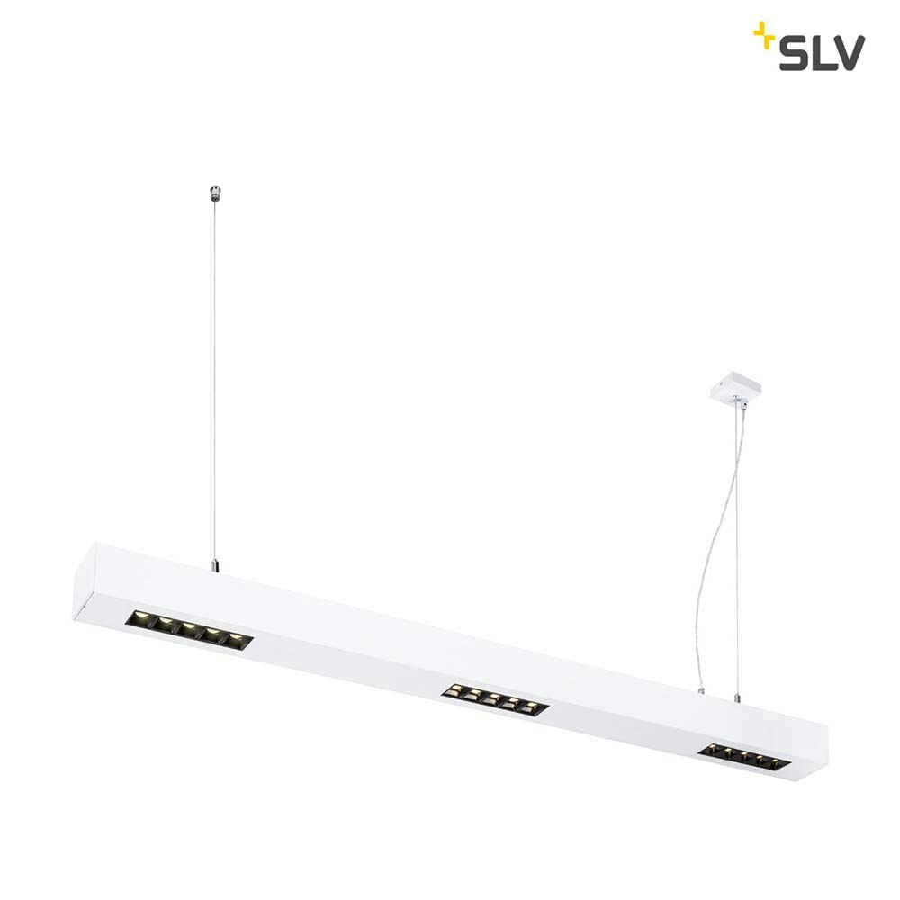 SLV Q-Line LED Pendelleuchte 1m Weiß 4000K thumbnail 1